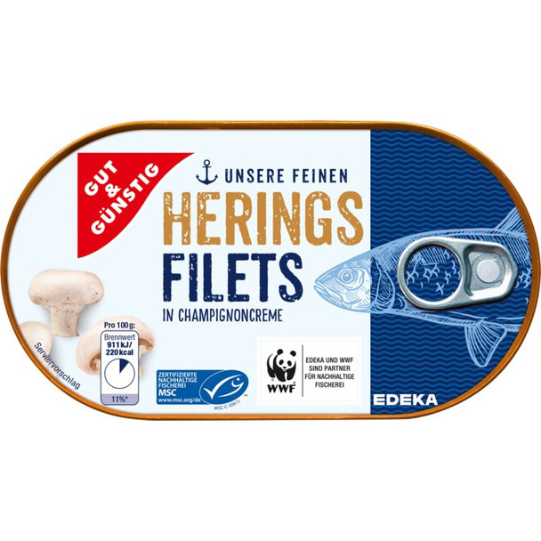 G&G Herings Filets in Champignoncreme 200g